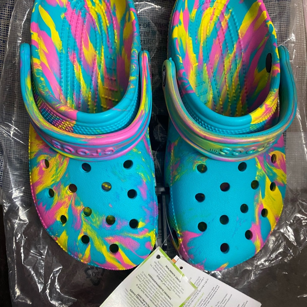 Kids Classic Marbled Clog